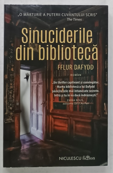 SINUCIDERILE DIN BIBLIOTECA , roman de FFLUR DAFYDD , 2024