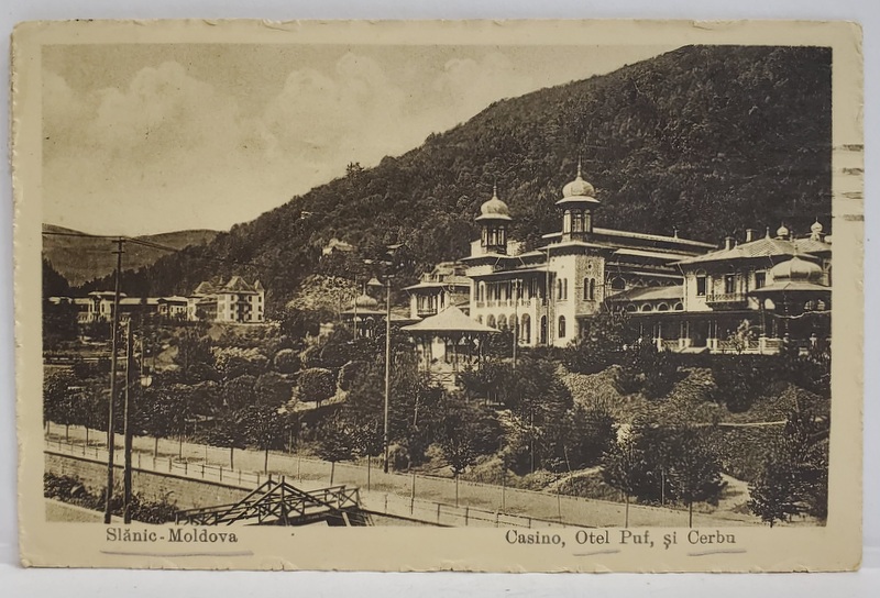 SLANIC MOLDOVA , CASINO , HOTEL PUF SI CERBU , 1916