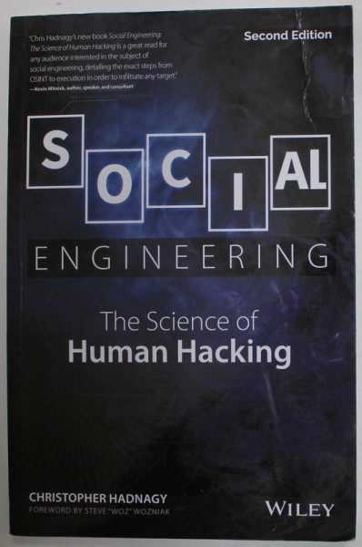 SOCIAL ENGINEERING , THE SCIENCE OF HUMAN HACKING by CHRISTOPHER HADNAGY , 2018