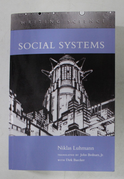 SOCIAL SYSTEMS by NIKLAS LUHMANN , 1995