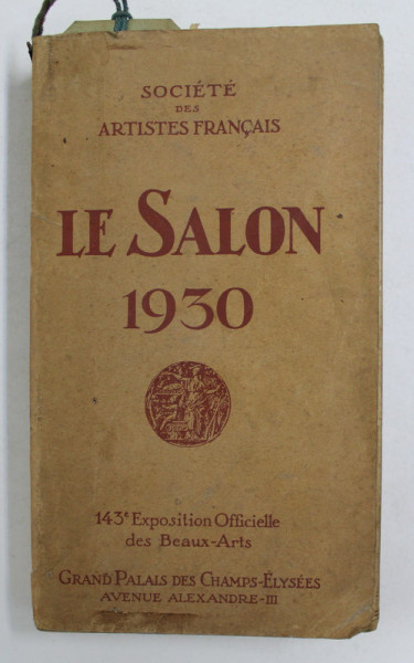 SOCIETE DES ARTISTES FRANCAIS - LE SALON 1930