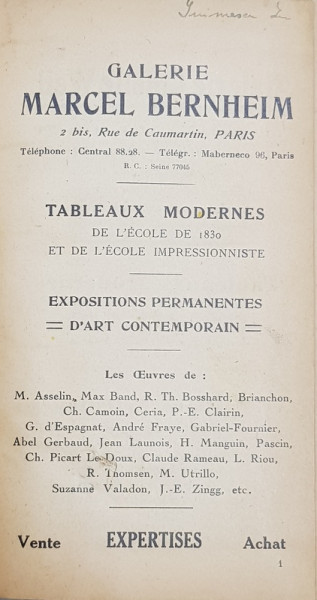 SOCIETE DU SALON D ' AUTOMNE  - CATALOGUE DES OUVRAGES DE PEINTURE , SCULPTURE , DESSIN , GRAVURE , ARCHITECTURE ET ART DECORATIF , EXPOSES AU GRAND PALAIS , 1930