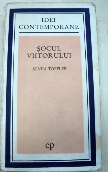 SOCUL VIITORULUI-ALVIN TOFFLER  1973 , PREZINTA HALOURI DE APA