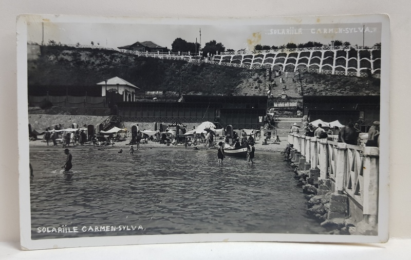 SOLARIILE CARMEN - SYLVA , FOTOGRAFIE TIP CARTE POSTALA , MONOCROMA, CIRCULATA , DATATA 1934