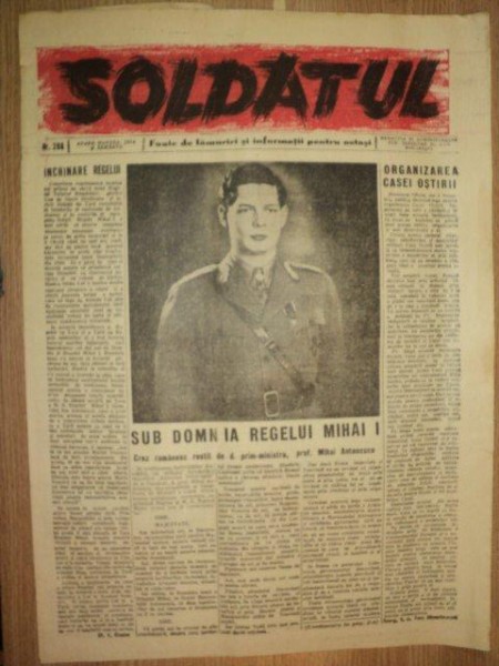 SOLDATUL, FOAIE DE LAMURIRI SI INFORMATII PENTRU OSTASI, NR. 208, 7.11.1942   1942