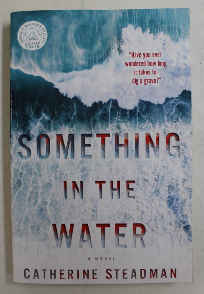SOMETHING IN THE WATER - a novel by CATHERINE STEADMAN , 2018