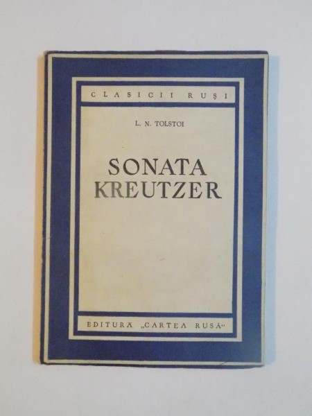 SONATA KREUTZER de L. N. TOLSTOI , 1951
