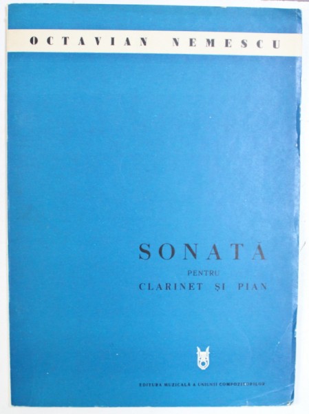 SONATA PENTRU CLARINET SI PIAN de OCTAVIAN NEMESCU , 1971
