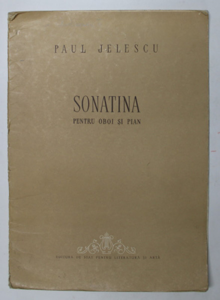 SONATINA PENTRU OBOI SI PIAN de PAUL JELESCU , 1955