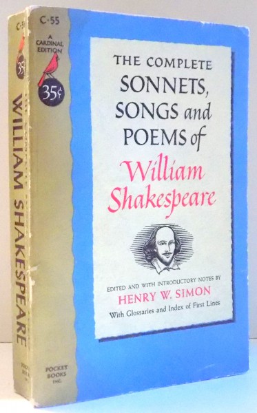 SONNETS, SONGS AND POEMS OF WILLIAM SHAKESPEARE by HENRY W. SIMON , 1952