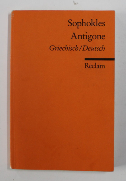 SOPHOKLES - ANTIGONE - GRIECHISCH- DEUTSCH , 2002
