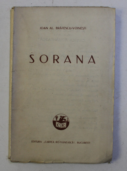 SORANA de IOAN AL. BRATESCU-VOINESTI , 1929