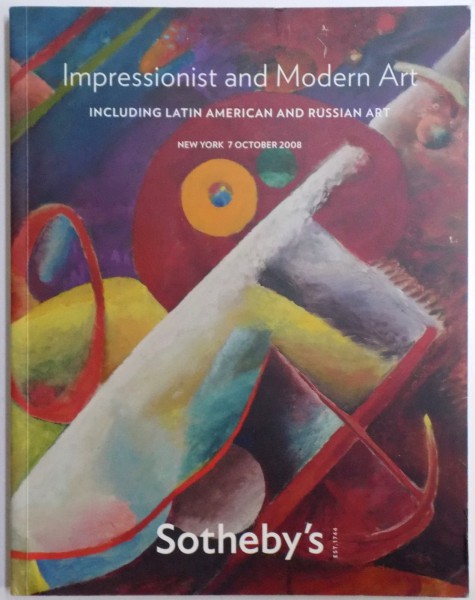 SOTHEBY'S - IMPRESSIONIST AND MODERN ART - INCLUDING LATIN AMERICAN AND RUSSIAN ART  - AUCTION IN NEW YORK , 7 OCTOBER 2008