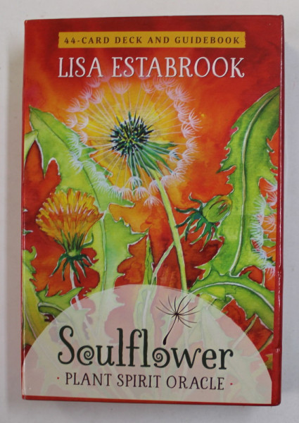 SOULFLOWER - PLANT  SPIRIT ORACLE by LISA EASTBROOK , 44 - CARD DECK AND GUIDE BOOK INSIDE THE BOX ,  2022