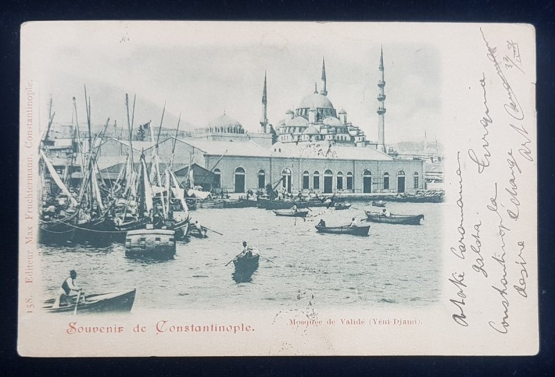 Souvenir de Constantinople. Mosquee de Valide - CP Ilustrata Clasica