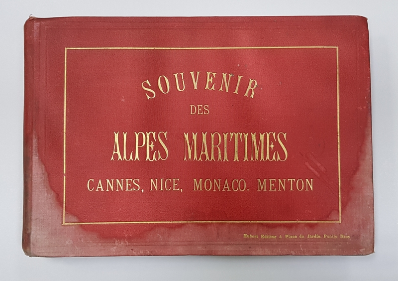 SOUVENIR DES ALPES MARITIMES CANNES, NICE, MONACO. MENTON,  ALBUM FOTOGRAFII
