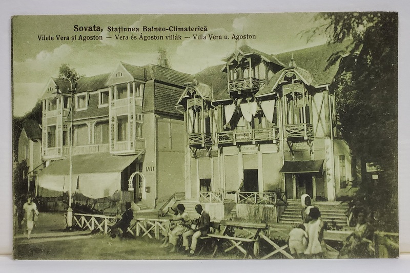 SOVATA - VILELE VERA SI AGOSTON , CARTE POSTALA ILUSTRATA , 1926