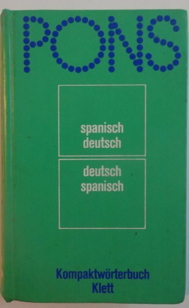 DICTIONAR SPANIOL-GERMAN , GERMAN-SPANIOL de JOSE MARIA DOMINGUEZ, 1989