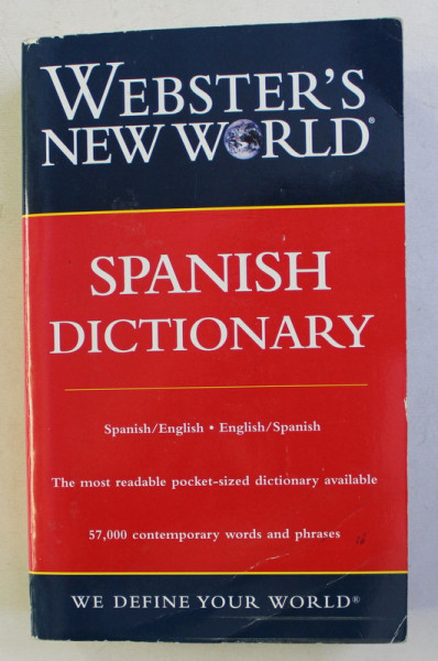 SPANISH DICTIONARY - WEBSTER ' S NEW WORLD , 2003