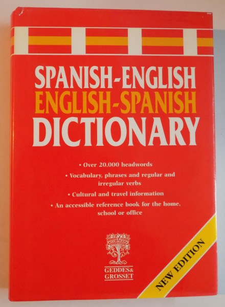 SPANISH-ENGLISH / ENGLISH-SPANISH DICTIONARY , 2002