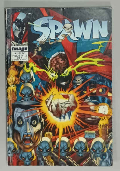 SPAWN , BENZI DESENATE , TEXT IN LIMBA FRANCEZA  , 1995