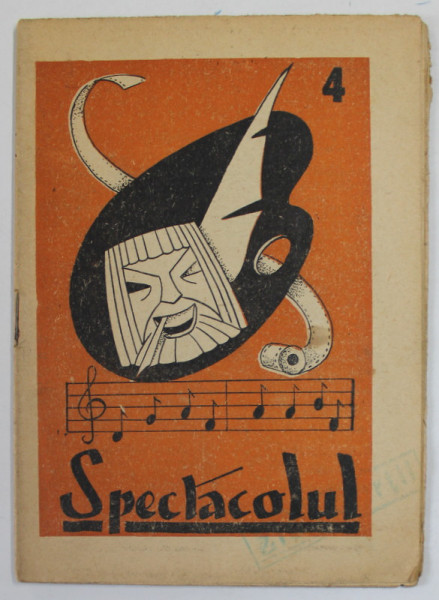 SPECTACOLUL , REVISTA OMULUI GRABIT , ANUL I , NR. 4 , APRILIE , 1939