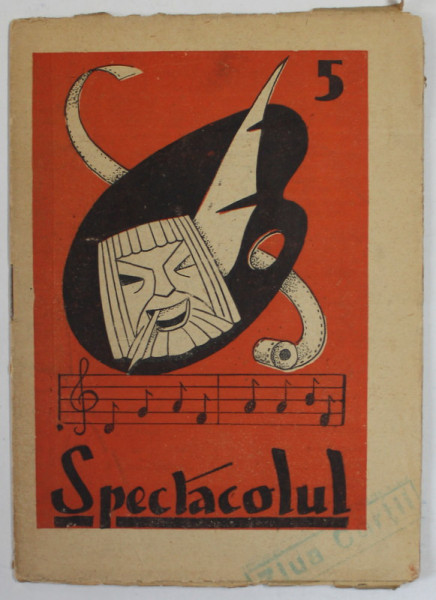 SPECTACOLUL , REVISTA OMULUI GRABIT , ANUL I , NR. 5 , APRILIE , 1939