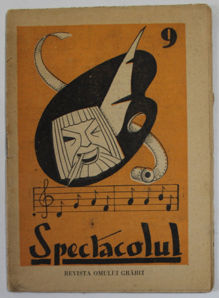 SPECTACOLUL , REVISTA OMULUI GRABIT , ANUL I , NR. 9 , 28 MAI  , 1939