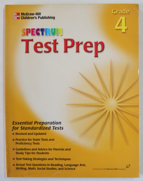 SPECTRUM , TEST PREP , GRADE 4 , 2002