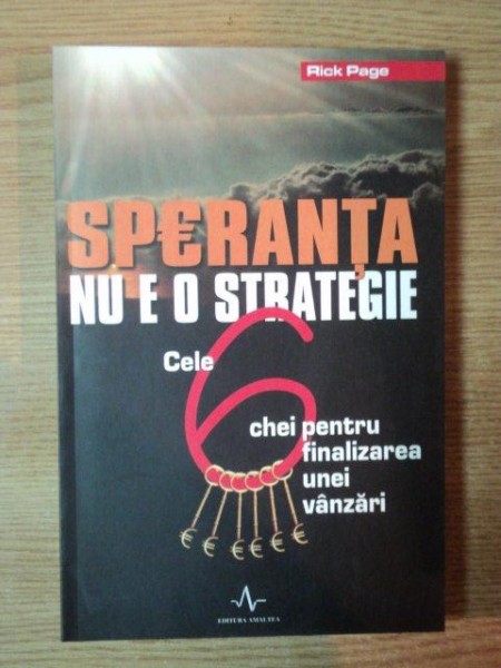 SPERANTA NU E O STRATEGIE de RICK PAGE , 2002