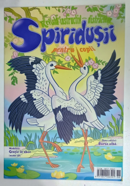 SPIRIDUSII PENTRU COPII , REVISTA INSTRUCTIV - DISTRACTIVA , TEMA EDITIEI : BARZA ALBA , 2020