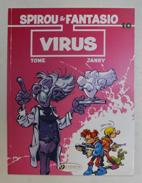 SPIROU and FANTASIO NR.10  - VIRUS  by TOME and JANRY , CONTINE BENZI DESENATE , 2016