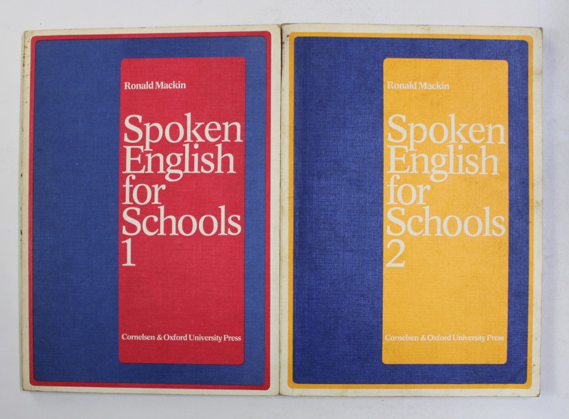 SPOKEN ENGLISH FOR SCHOOLS I - II by RONALD MACKIN , 1975