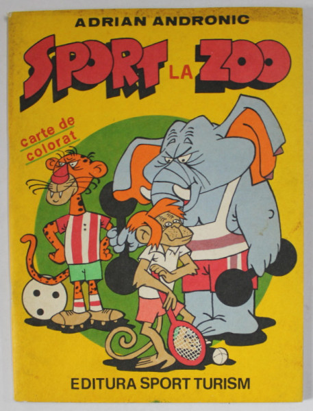 SPORT LA ZOO , CARTE DE COLORAT de ADRIAN ANDRONIC , 1979