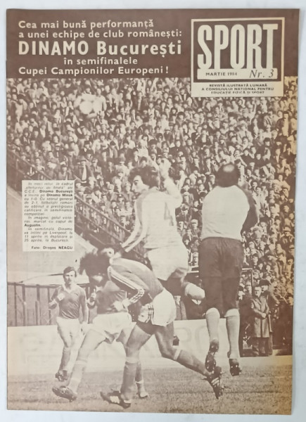 SPORT , REVISTA ILUSTRATA LUNARA A C.N.E.F.S. , NR. 3 , MARTIE , 1984