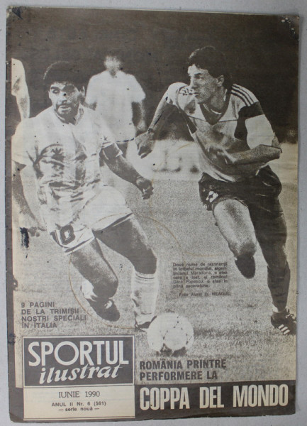 SPORTUL ILUSTRAT , REVISTA , NR. 6 ,  1990