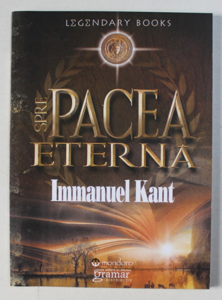 SPRE PACEA ETERNA de IMMANUEL KANT , 2015