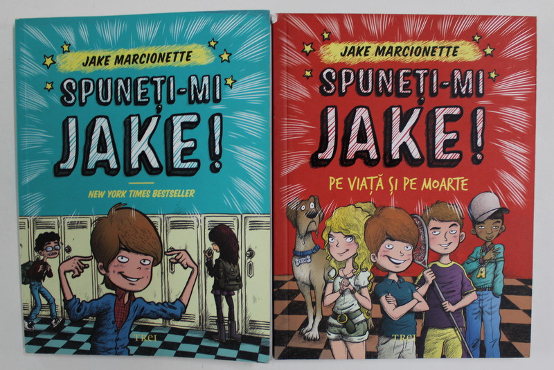SPUNETI - MI JAKE de JAKE MARCIONETTE , ilustratii de VICTOR RIVOS VILLO , VOLUMELE I - II , 2014 - 2015