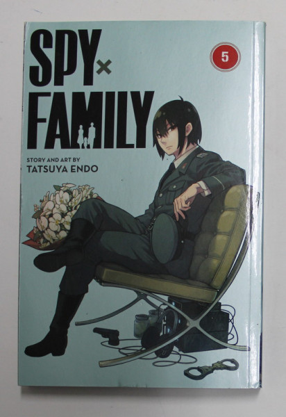 SPY  FAMILy 5. ,story and art by TATSUYA ENDO , 2021, BENZI DESENATE * MICI DEFECTE COTOR