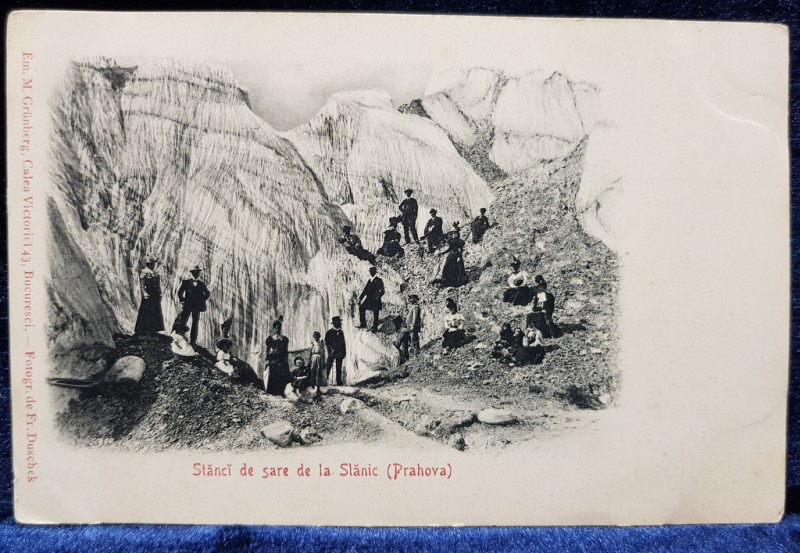 Stanci de sare de la Slanic (Prahova) - Carte Postala Clasica