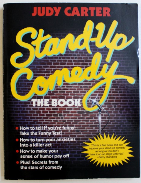 STAND-UP COMEDY: THE BOOK de JUDY CARTER, 1989