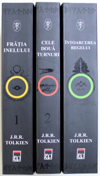 STAPANUL INELELOR  de J.R.R. TOLKIEN , VOL. I - III , 2010 * EDITIE BROSATA