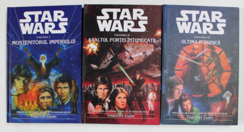 STAR WARS , TRILOGIA ULTIMUL LORD AL INTUNERICULUI , VOLUMELE I - III de TIMOTHY ZAHN , 2002