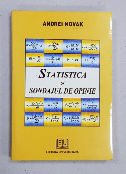 STATISTICA SI SONDAJUL DE OPINIE de ANDREI NOVAK , 2004
