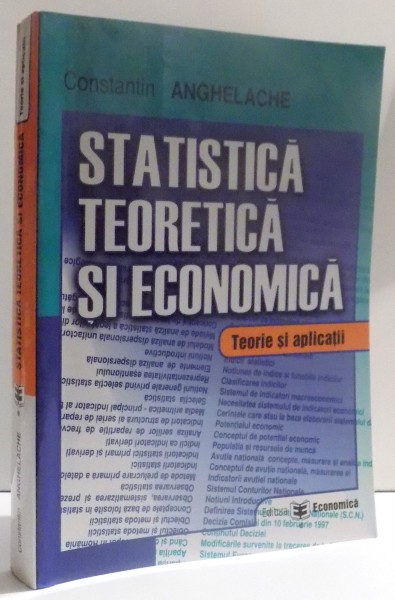 STATISTICA TEORETICA SI ECONOMICA de CONSTANTIN ANGHELACHE , 2004