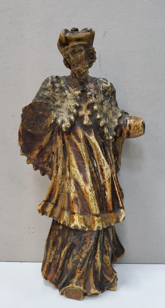 Statueta din lemn, sculptata manual, cca. 1800