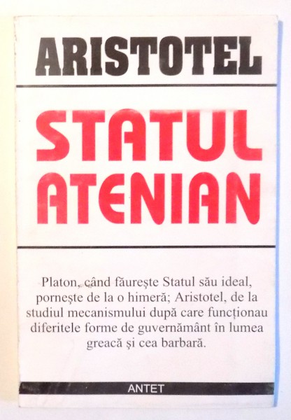 STATUL ATENIAN de ARISTOTEL