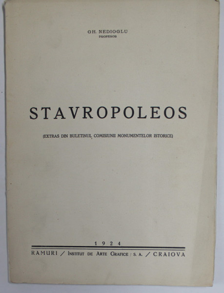 STAVROPOLEOS de GH. NEDIOGLU , 1924