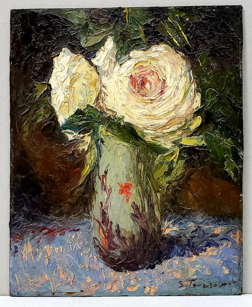 Stavru Tarasov (1883 - 1961) - Vaza cu trandafiri