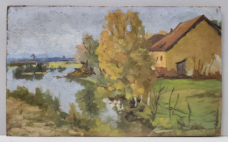 Stavru Tarasov(1883-1961) - Case pe malul lacului